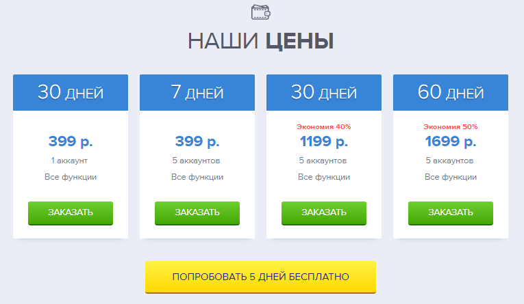 instaplus тарифы