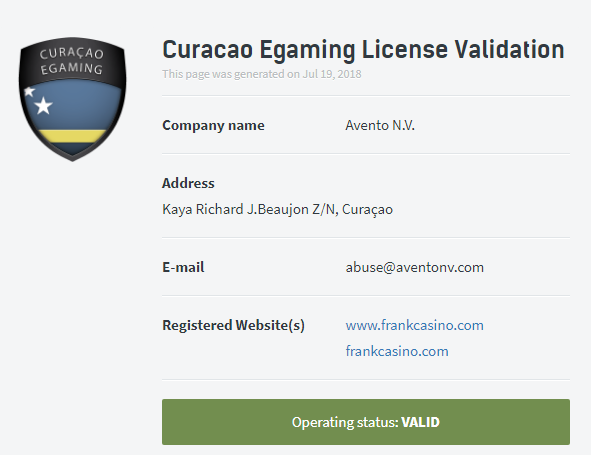 Лицензия казино