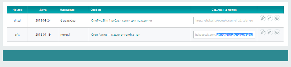 Создание потока
