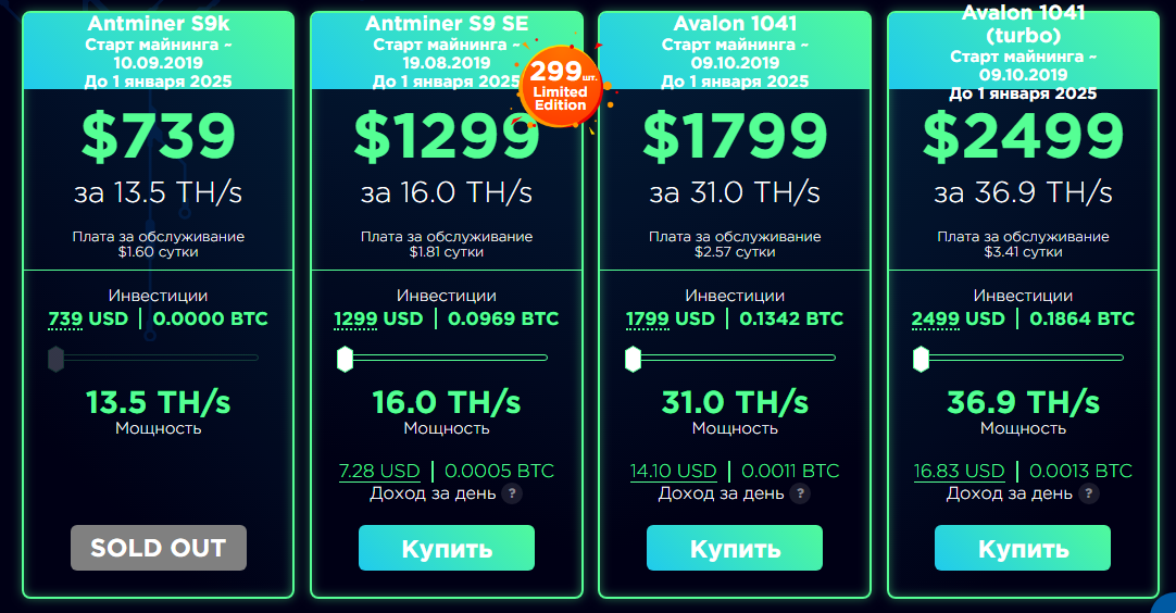 cryptouniverse - облачные майнеры